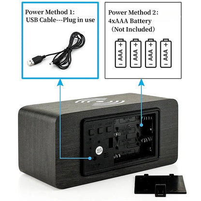 Z&M Express Wireless Charging Clock