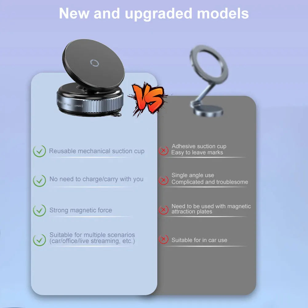 Z & M Express 360°  Magnetic Vacuum Car Phone Mount