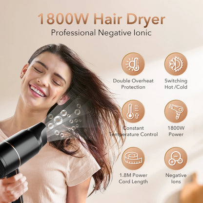 Z&M Electric Hair Dryer for Personal Hair Care